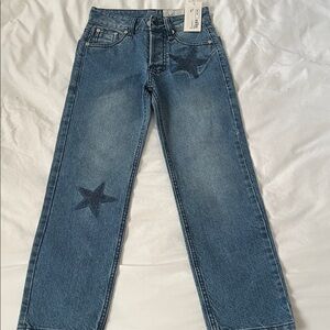Stylish Blue Star Kids' Jeans